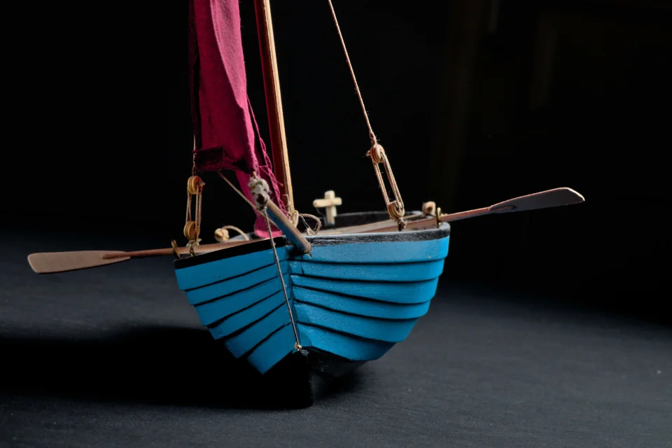 Reproduction maquette barque bisquine bretonne