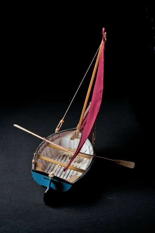 Reproduction maquette barque bisquine bretonne