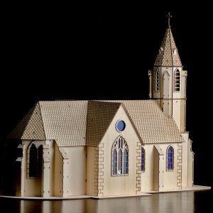 Maquette église modèle réduit église monument religieux